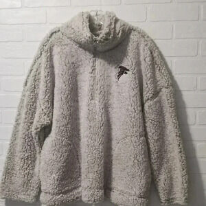 Women's NFL Team Apparel Atlanta Falcons Sherpa Pullover Size: XXL